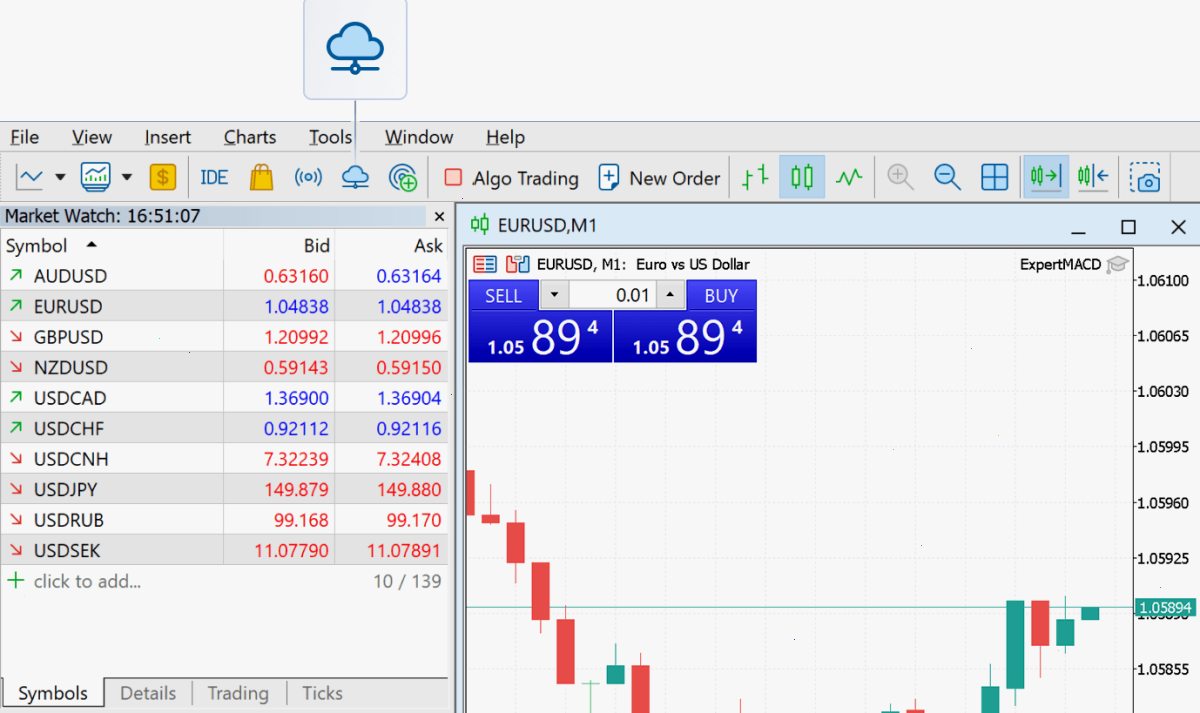 打开MQL5虚拟主机